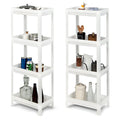 Chariot de rangement fin à 4 niveaux Détachable Organisateur de cuisine