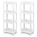 Chariot de rangement fin à 4 niveaux Détachable Organisateur de cuisine
