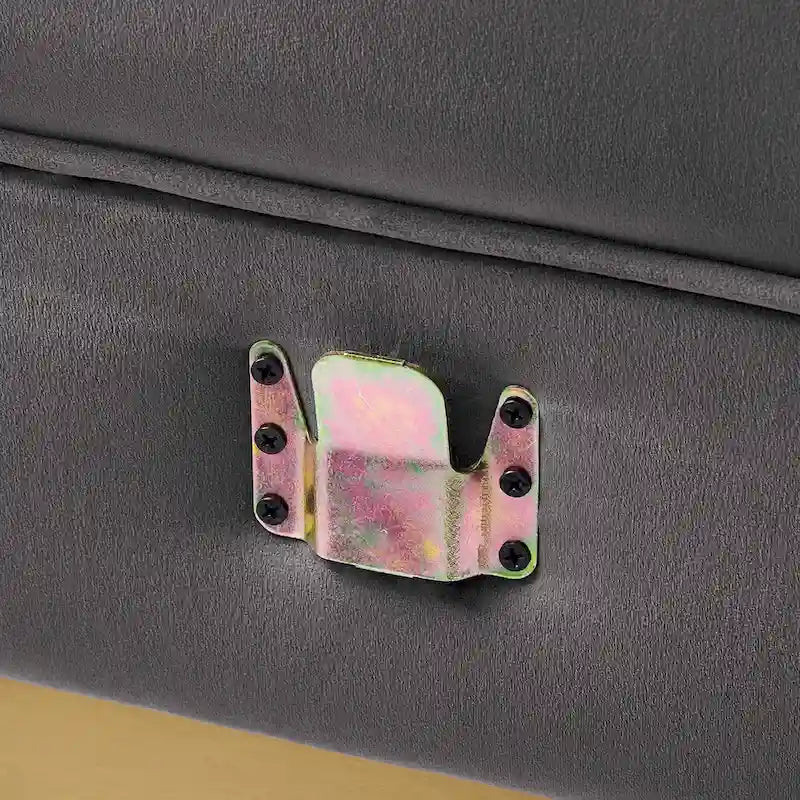 Sofa modulaire en velours performant capitonné Sanguine Channel, section fauteuil à accoudoir gauche