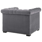 Fauteuil en velours haute performance