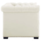 Fauteuil en velours haute performance