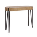 Console en bois Astoria avec pieds en épingle à cheveux en métal - 42,0L x 14,0l x 30,3H