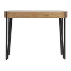 Console en bois Astoria avec pieds en épingle à cheveux en métal - 42,0L x 14,0l x 30,3H