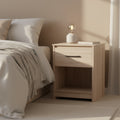Multipurpose Sofa Side Table Wooden End Table Nightstand with Drawer
