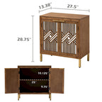 Buffet de rangement de style ferme, en bois avec 2 portes pour le salon, le couloir, la chambre à coucher et la salle à manger