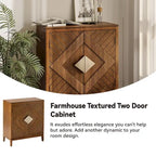 Buffet de rangement de style ferme, en bois avec 2 portes pour le salon, le couloir, la chambre à coucher et la salle à manger