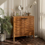 Buffet de rangement de style ferme, en bois avec 2 portes pour le salon, le couloir, la chambre à coucher et la salle à manger