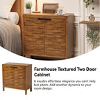 Buffet de rangement de style ferme, en bois avec 2 portes pour le salon, le couloir, la chambre à coucher et la salle à manger