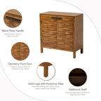 Buffet de rangement de style ferme, en bois avec 2 portes pour le salon, le couloir, la chambre à coucher et la salle à manger