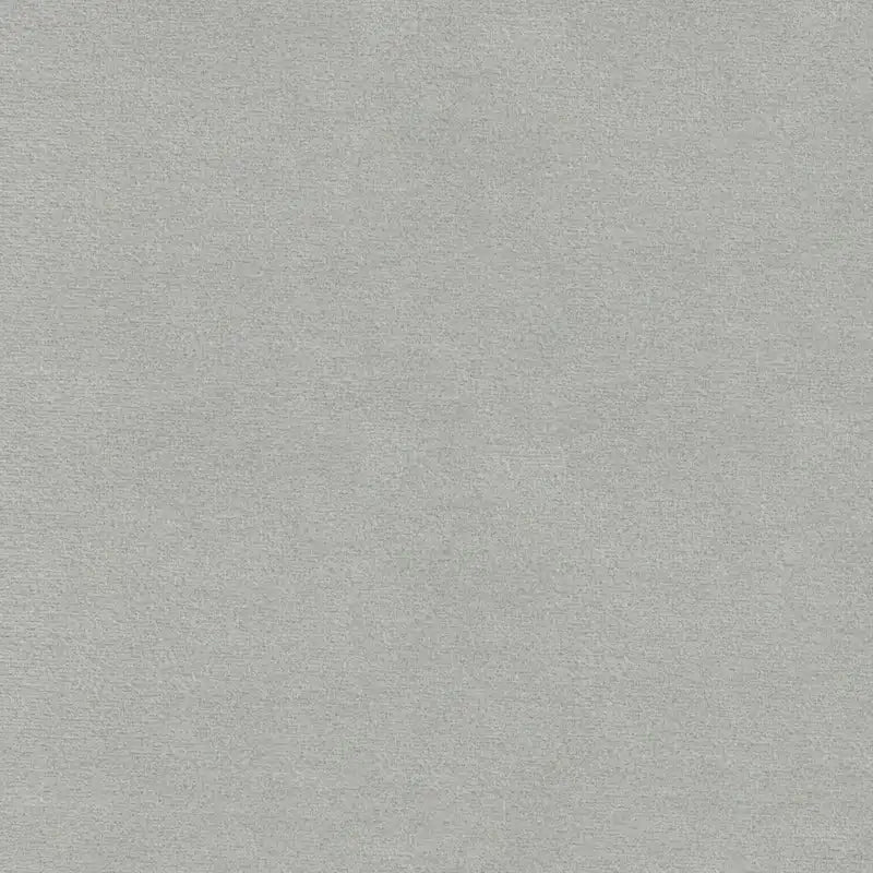 Banc de rangement façon causeuse en velours Arum gris tourterelle