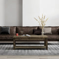Table basse Joshua Creek 48 po, Aucun assemblage requis, Fini bois de grange