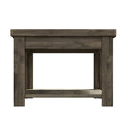 Table basse Joshua Creek 48 po, Aucun assemblage requis, Fini bois de grange