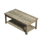 Table basse Joshua Creek 48 po, Aucun assemblage requis, Fini bois de grange