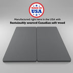 Sommier tapissier entièrement assemblé de 3,8 cm pour support de matelas/lit