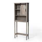 Pellebant Meuble de rangement WC gain de place pour salle de bain - 66,54 H x 27,17 L x 9,06 P