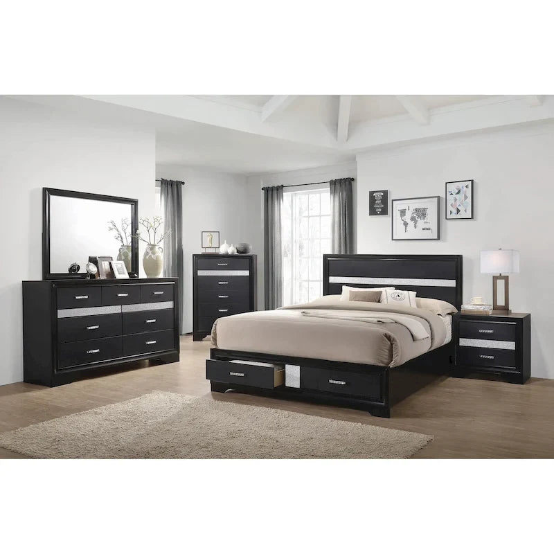 Chambre Corbin avec 2 tables de chevet et commode