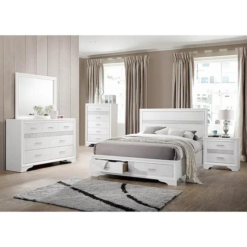 Chambre Corbin avec 2 tables de chevet et commode