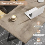 Table à manger moderne, petite table de cuisine en similicuir marbre blanc pour la famille