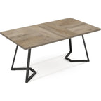 Table à manger moderne, petite table de cuisine en similicuir marbre blanc pour la famille