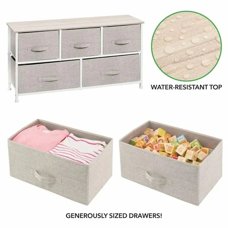 Commode de rangement large avec