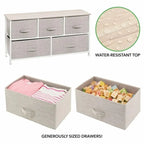 Commode de rangement large avec