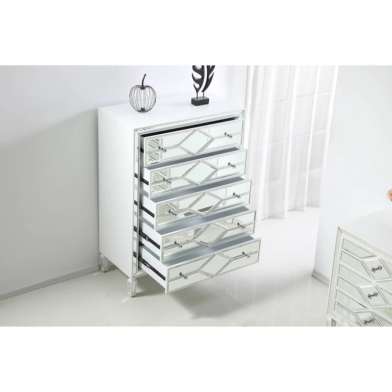 Commode 5 tiroirs de 91 cm
