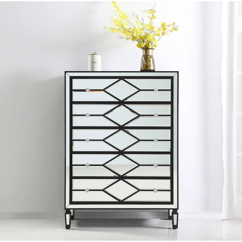 Commode 5 tiroirs de 91 cm
