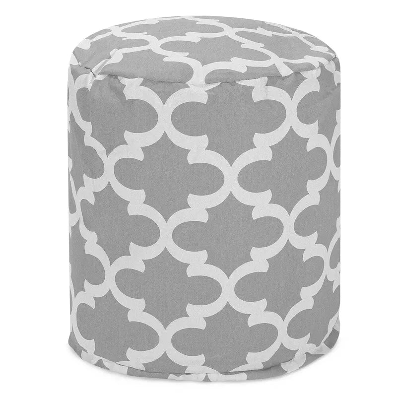 Pouf ottoman d'intérieur/extérieur Trellis