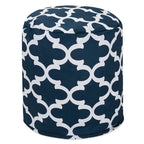 Pouf ottoman d'intérieur/extérieur Trellis