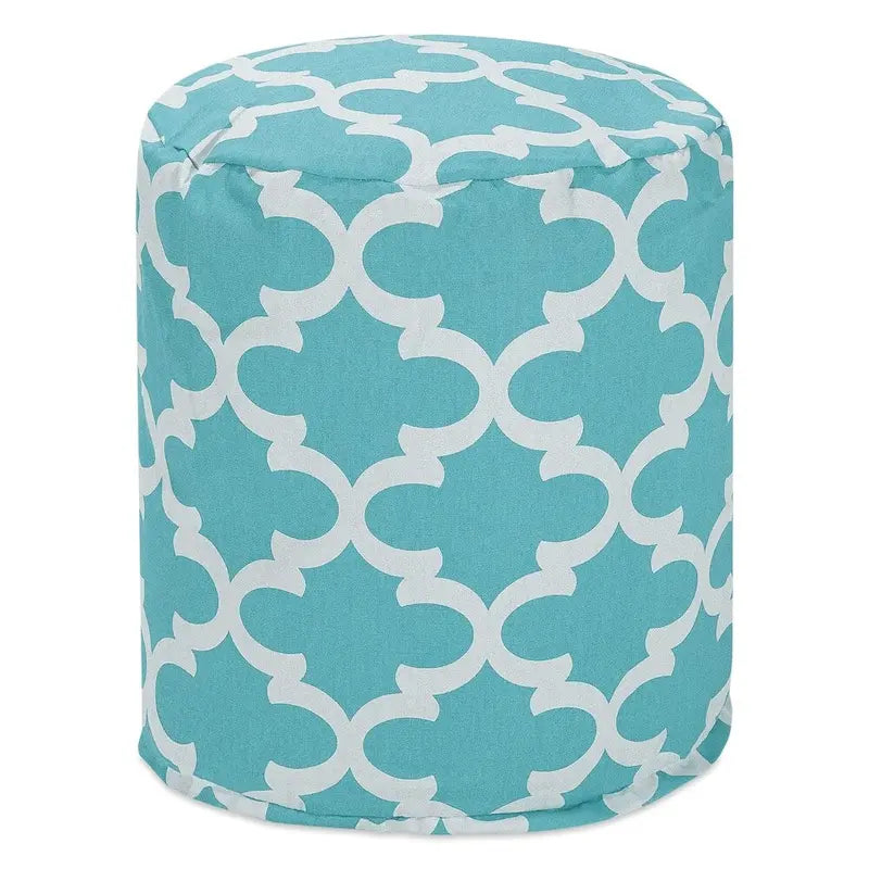Pouf ottoman d'intérieur/extérieur Trellis