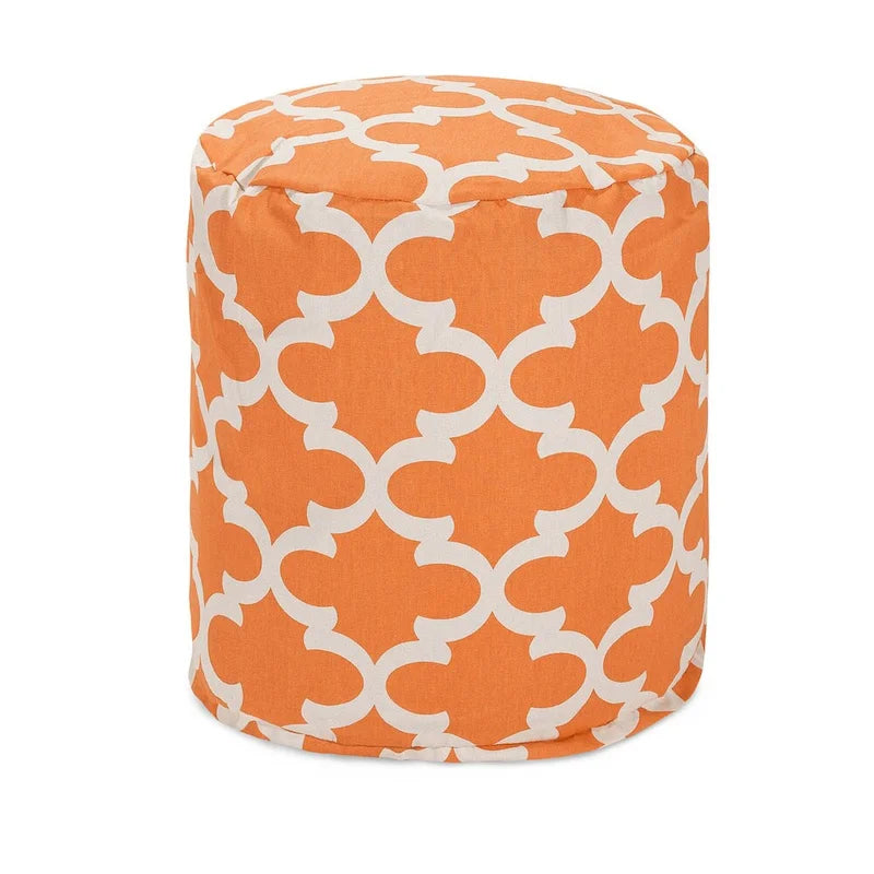 Pouf ottoman d'intérieur/extérieur Trellis