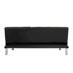 Canapé-lit convertible moderne réglable - Canapé double inclinable en similicuir