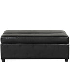 Lit d'appoint pliable ottoman convertible Twin Size avec matelas, canapé-lit rembourré en PU