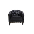 COOLMORE Fauteuil d'appoint en forme de tonneau pour salon