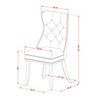 Table de cuisine - une table à manger avec rallonge papillon et chaises Parsons, noires