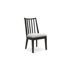 Chaise de salle à manger noire Galliden