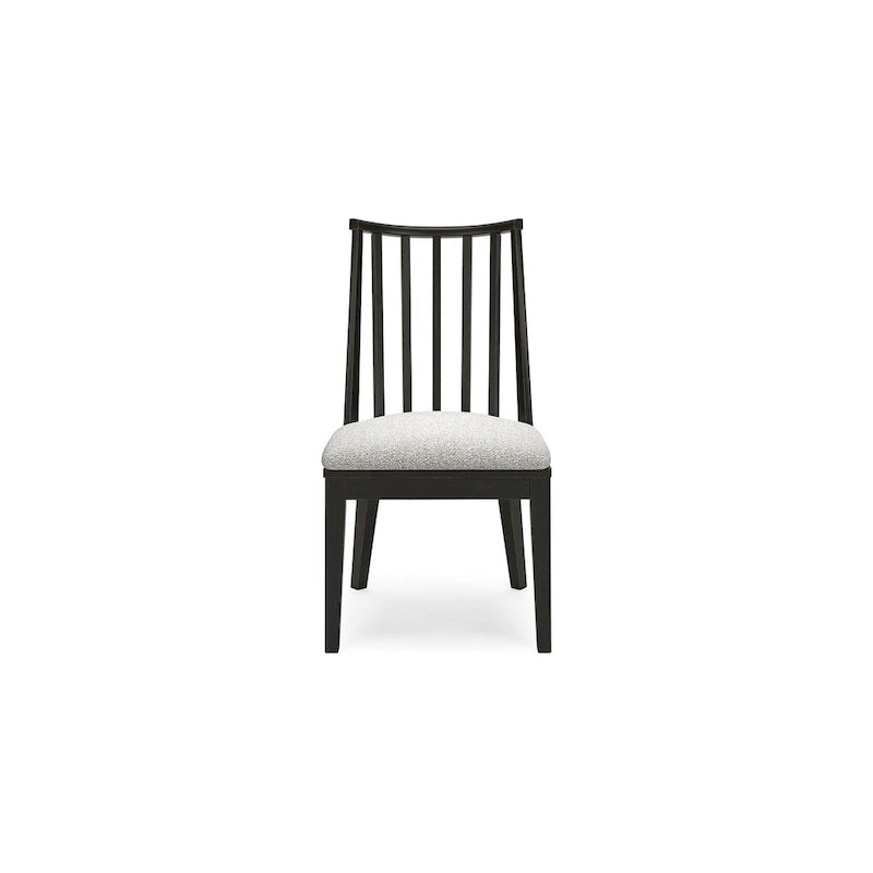 Chaise de salle à manger noire Galliden