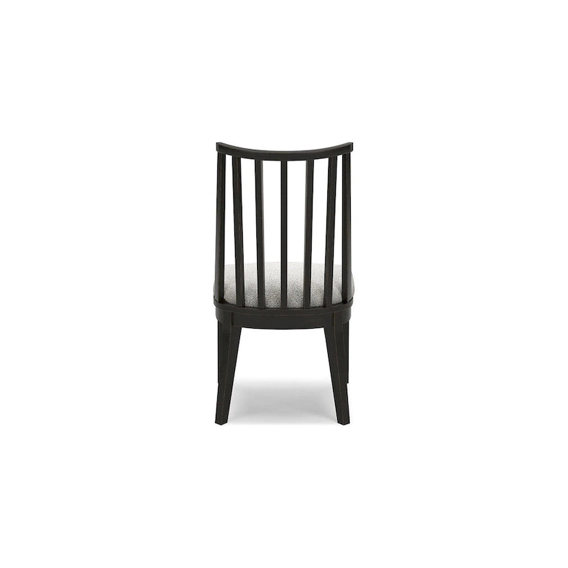 Chaise de salle à manger noire Galliden