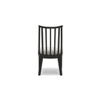 Chaise de salle à manger noire Galliden
