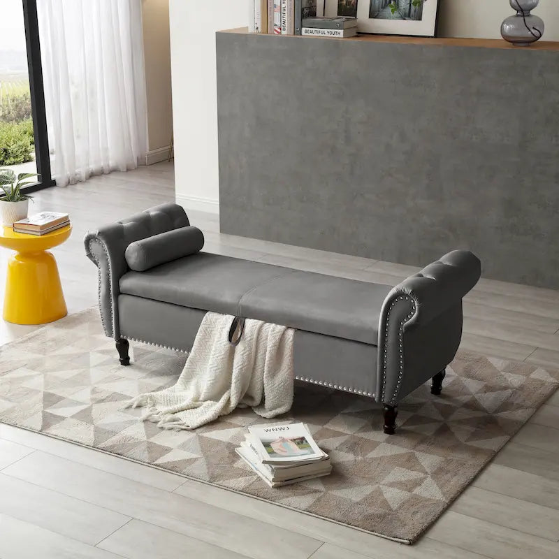 Banc de bout de lit rembourré