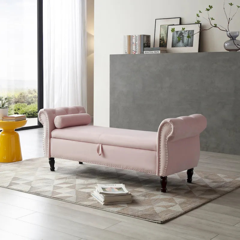 Banc de bout de lit rembourré