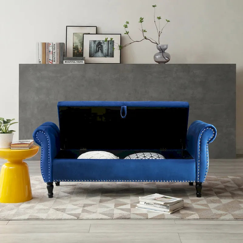 Banc de bout de lit rembourré