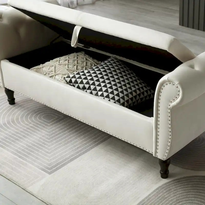 Banc de bout de lit rembourré