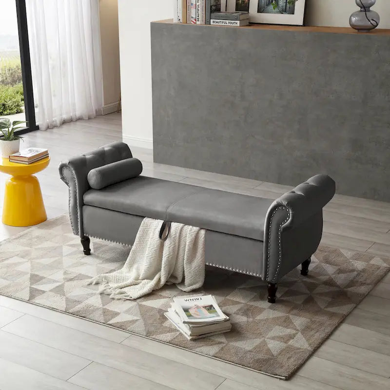 Banc de bout de lit rembourré