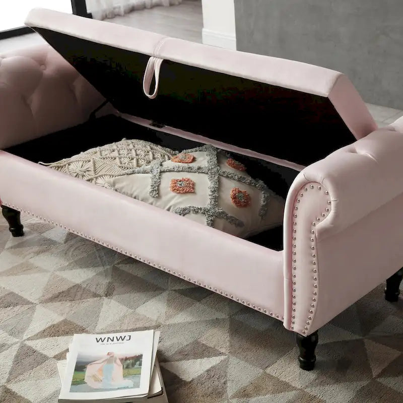 Banc de bout de lit rembourré