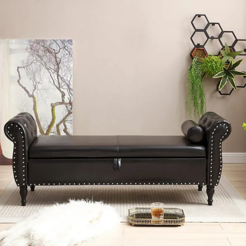 Banc de bout de lit rembourré