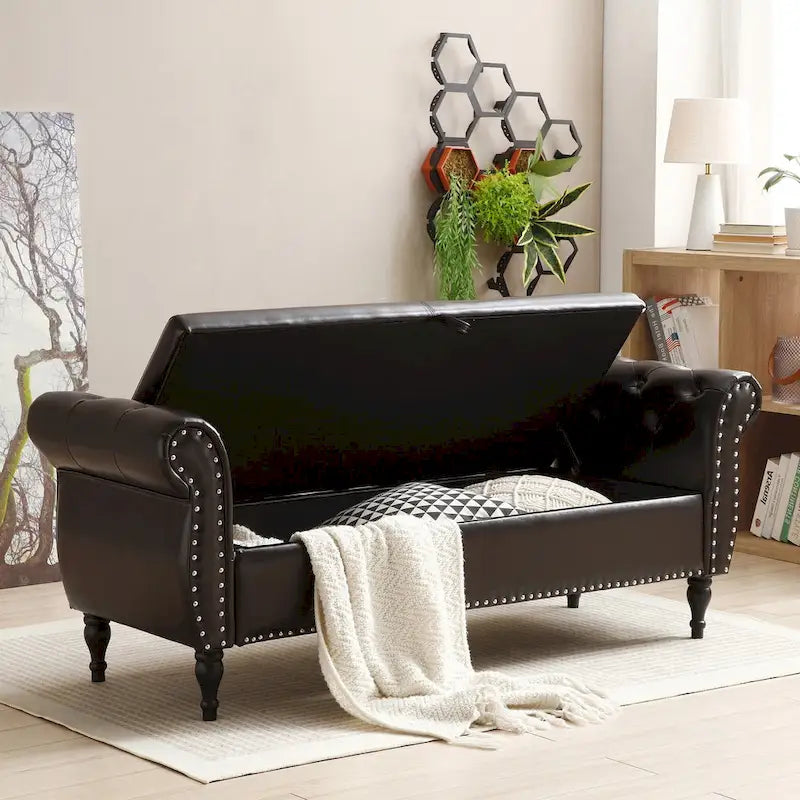 Banc de bout de lit rembourré