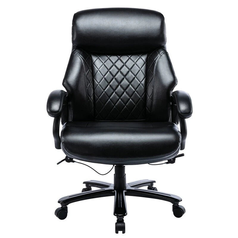 Fauteuil de bureau ergonomique grand dossier, grande taille, supporte 180 kg