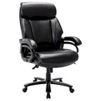 Fauteuil de bureau ergonomique grand dossier, grande taille, supporte 180 kg