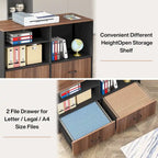 Bureau d'ordinateur exécutif en L de 63 pouces avec armoire de rangement mobile pour le bureau à domicile ou l'étude